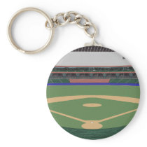 Baseball Stadium: 3D Model: Key Chain