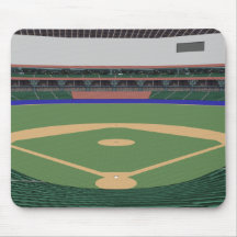 Baseball Stadium: 3D Model: Mouse Pad