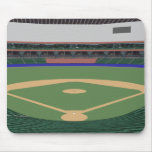 Baseball Stadium: 3D Model: Mouse Pad