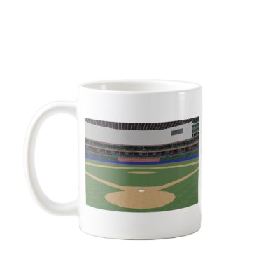 Baseball Stadium: 3D Model: Coffee Mugs by spiritswitchboard