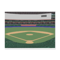 Baseball Stadium: 3D Model: Postcard