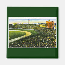 Baseball Stadium, Bronx, New York Vintage Refrigerator Magnet