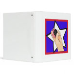 baseball star vinyl binder