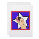 baseball star custom invitation