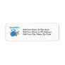 Baseball Star T-shirts and Gifts Return Address Label
