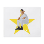 baseball star vector design custom flyer