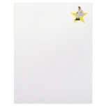 baseball star vector design personalized letterhead