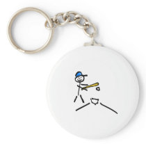 Baseball (Stick Figure) keychains