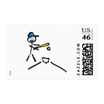 Baseball Stick Figure postage by TeeZazzle Baseball Stick Figure postage