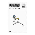 Baseball Stick Figure postage