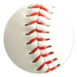 Baseball Round Sticker
