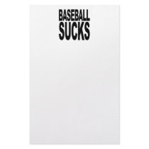 Baseball Sucks stationery