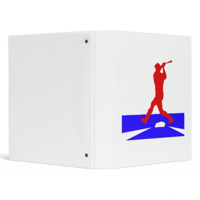 Baseball Swing Vinyl Binders by justsports