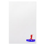 Baseball Swing Personalized Stationery