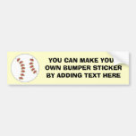 Baseball T-shirts and Gifts Bumper Stickers