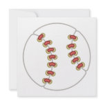 Baseball T-shirts and Gifts Personalized Invitations
