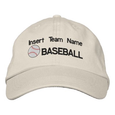 Baseball Team Embroidered Hat by embroideryshirts