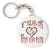 Baseball Team Mom Key Chains