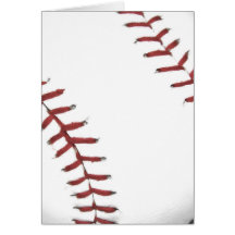 BaseBall Text ture - greeting card