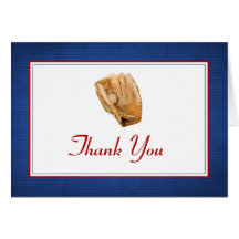 Baseball Thank You Cards
