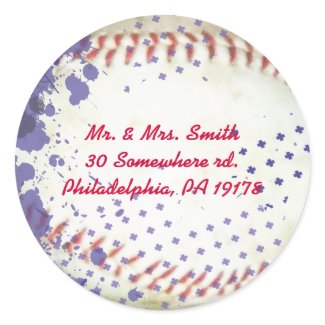 Baseball Themed Bar Bat Mitzvah Reply sticker sticker