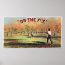 Baseball Tobacco Vintage Advertisement Art Print