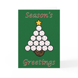 Baseball Tree card