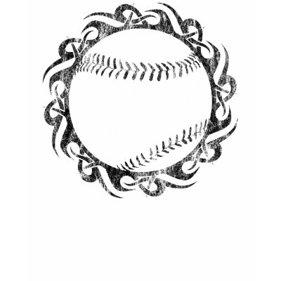 baseball. tribal. tee shirt by asyrum