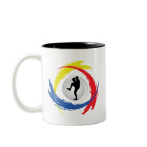 Baseball Tricolor Emblem Mugs