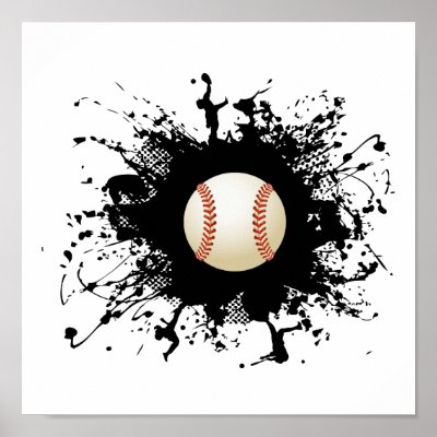 Baseball Urban Style Poster by TheArtOfPamela