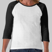 Baseball Widow Tee - Black on White t-shirts
