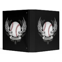 Baseball Wings Binder