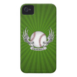 Baseball Wings iPhone 4 Case