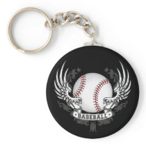 Baseball Wings Keychain