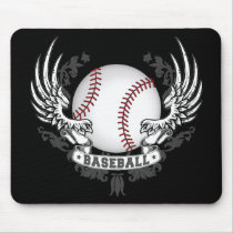 Baseball Wings Mousepad