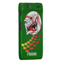 Baseball with Teeth - Customizable! Motorola Droid RAZR Covers