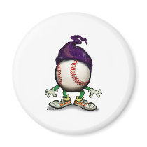 Baseball Wizard Fridge Magnets