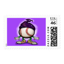 Baseball Wizard postage by FunGraphix Baseball Wizard postage