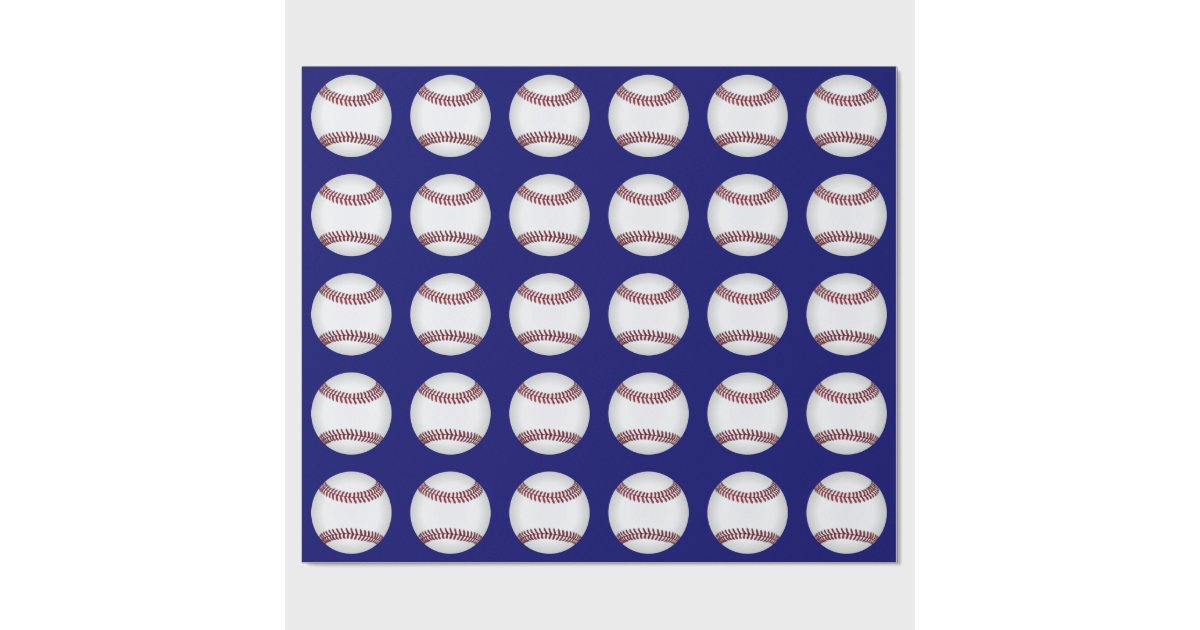 Baseball Wrapping Paper Zazzle
