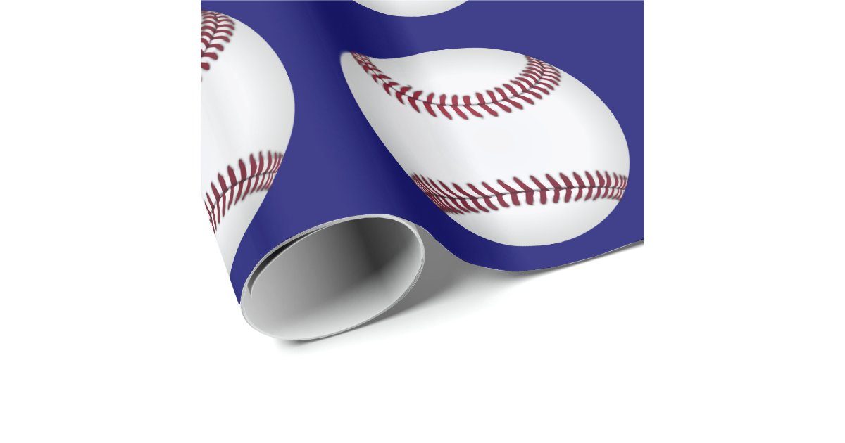Baseball Wrapping Paper Zazzle