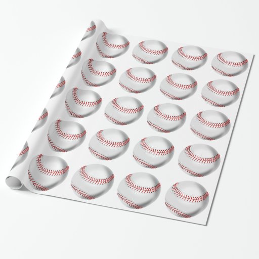 BASEBALL WRAPPING PAPER Zazzle