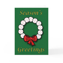 Baseball Wreath cards by pabucewicz Baseball Wreath cards