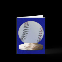 Baseball You're Invited Invitation Card
