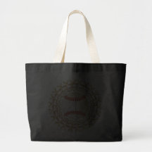 BASEBALLS AND BATS CANVAS BAG