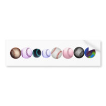 Baseballs Bumper Sticker