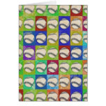Baseballs Collage Cards