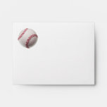 Baseballs - Customize Baseball Background Template Envelopes