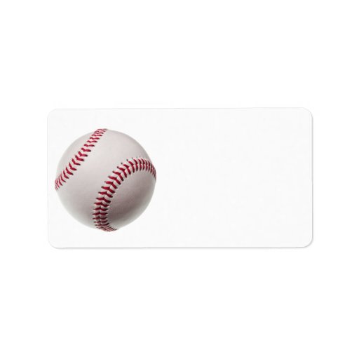 Baseballs - Customize Baseball Background Template Label | Zazzle