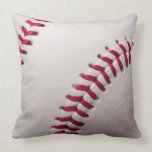 Baseballs - Customize Baseball Background Template Throw Pillows