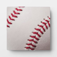 Baseballs - Customize Baseball Background Template Plaques